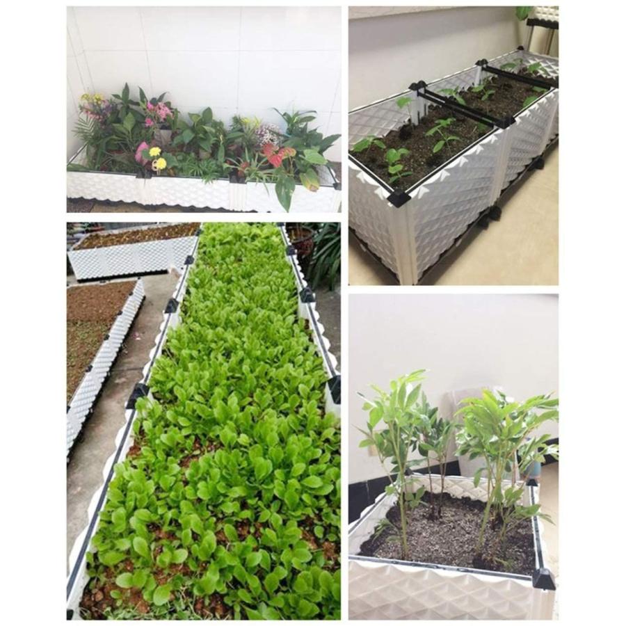HRS プランター ガーデンボックス プランターボックス 組立式 プラスチック製 園芸 鉢植え入れ ベランダ・屋上・庭 〔花、植物、野菜〕栽 プランター ガーデンボックス プランターボックス 組立式 プラスチック製 園芸 鉢植え入れ ベランダ 屋上 庭 〔花 植物 野菜〕栽