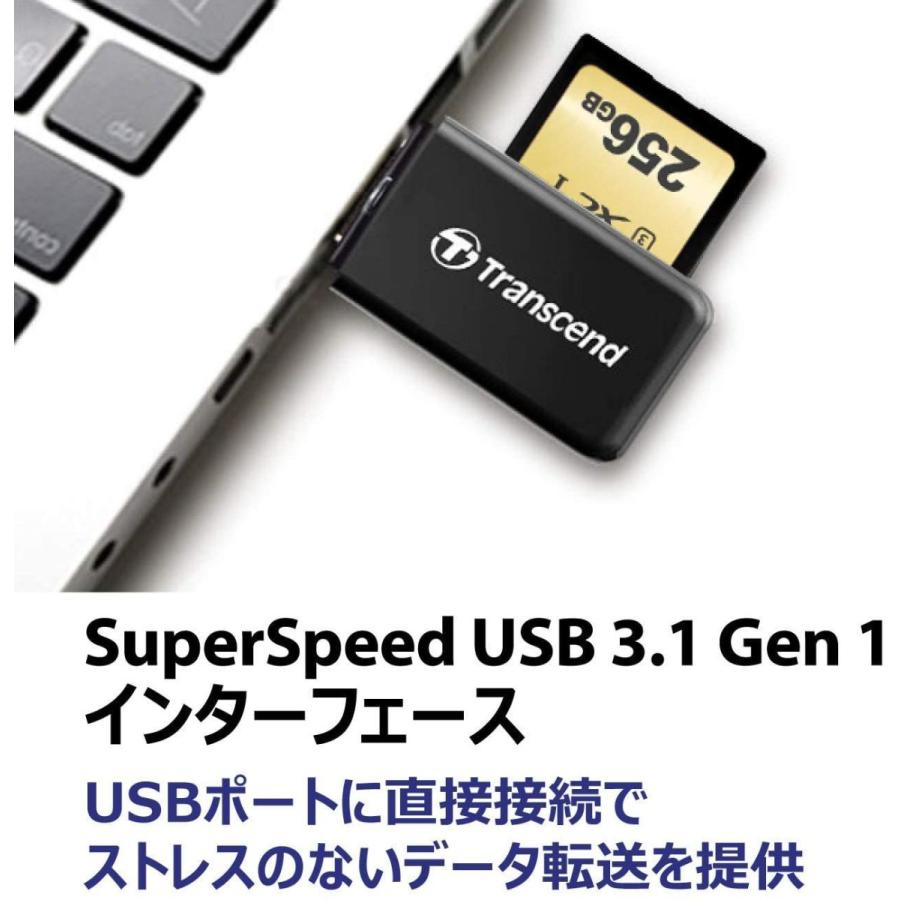 Transcend USB 3.1 Super Speed カードリーダー UHS-I SD SDXC microS NEW SDHC