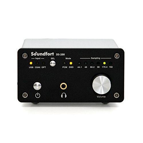 Soundfort DS-200: ハイパフォーマンスUSB DAC（32bit/192kHz， DSD5.6MHz対応多彩なデジタル入出