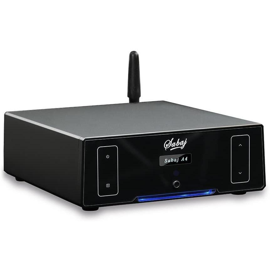 Sabaj A4 ステレオ デジタル パワーアンプ 小型 ヘッドホンアンプ搭載/bluetooth付き プリメインアンプ A4 ステレオ デジタル パワーアンプ 小型 ヘッドホンアンプ搭載/bluetooth付き プリメインアンプ