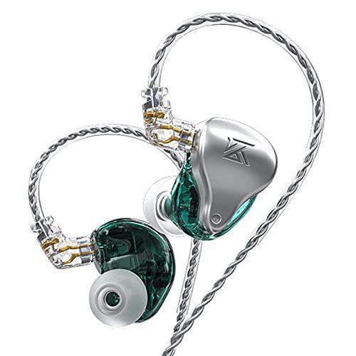 KZ AST イヤホンインナーイヤー 有線、Hi-Fi遮音性ノイズキャンセリング ヘッドホン、ハイレゾ イヤホン耳介取り外し可能ケーブル快適