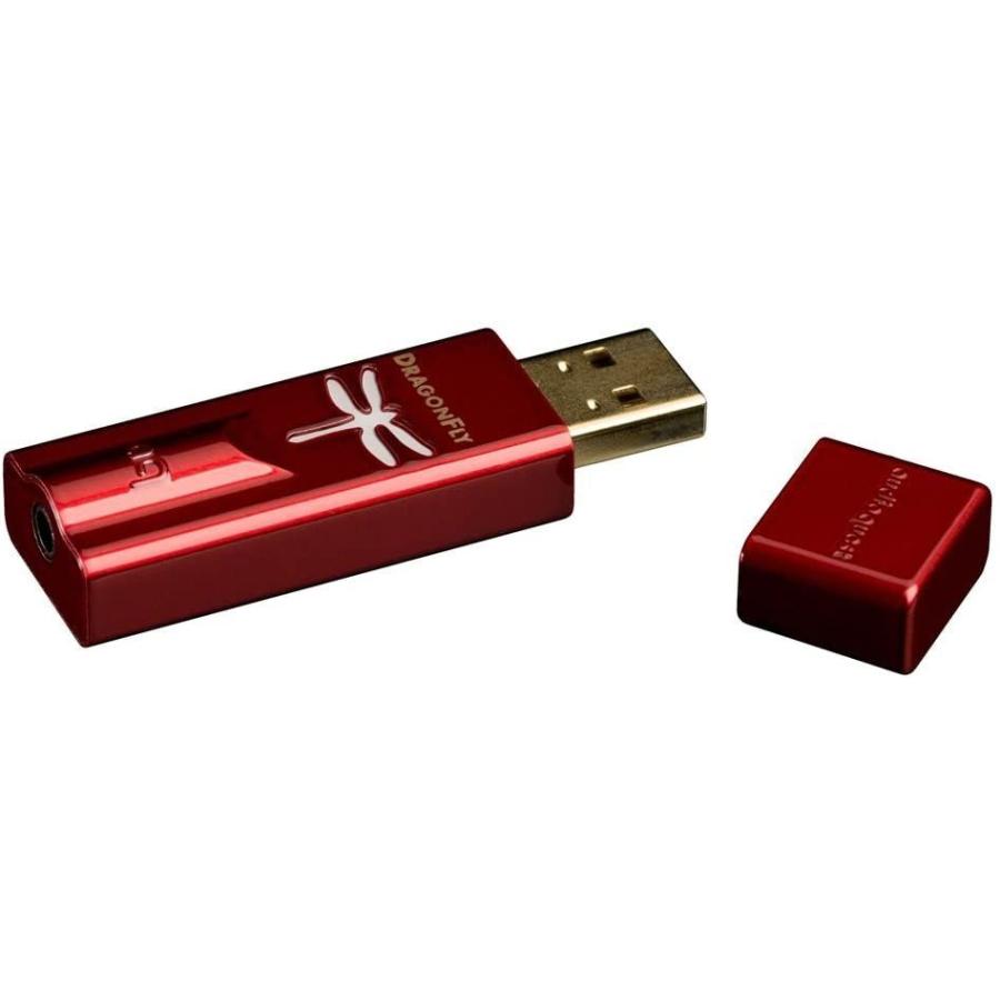 【極美品】 AudioQuest ヘッドホンアンプ・DAC DragonFly Red 【2324333102】(12866円)
