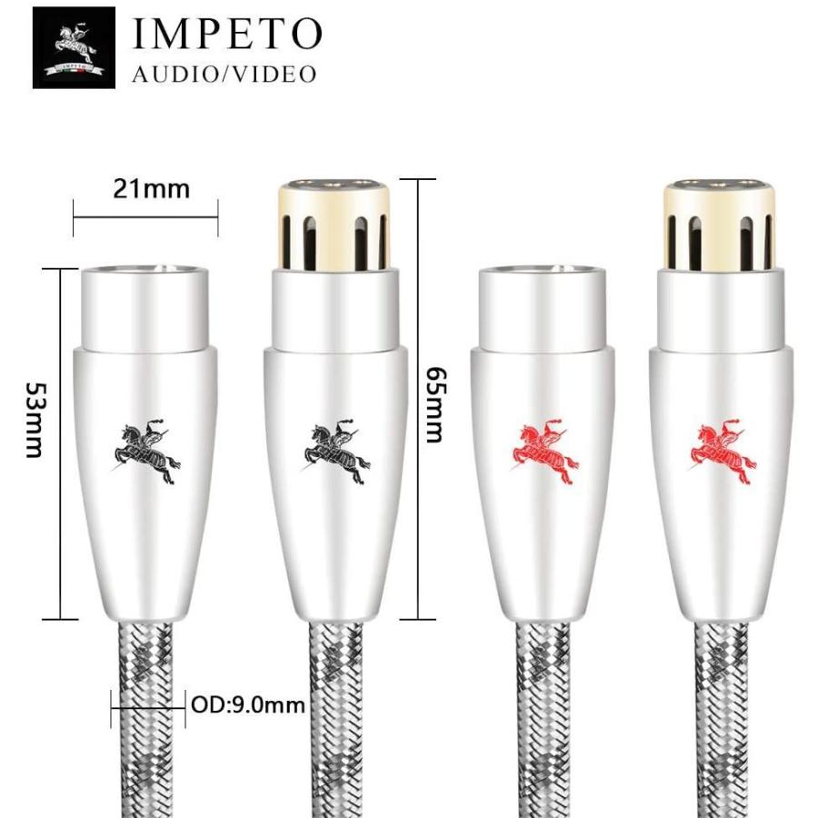 イタリアIMPETO ，ドイツ製造Hi-Fi のXLRオーディオケーブル（オス-メス）キャノンケーブル/xlrケーブル/3ピンマイクロフォン ，ドイツ製造Hi Fi のXLRオーディオケーブル オス メス キャノンケーブル/xlrケーブル/3ピンマイクロフォン