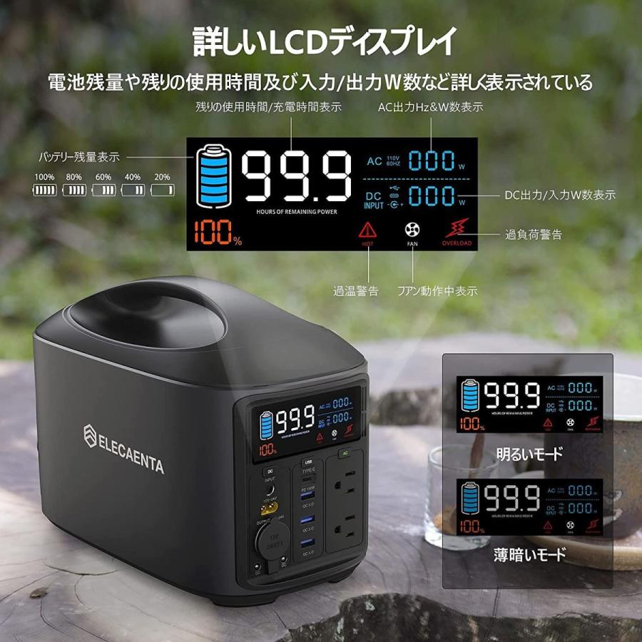 割引も実施中電池が交換できる ELECAENTA ポータブル電源 P 出力600W