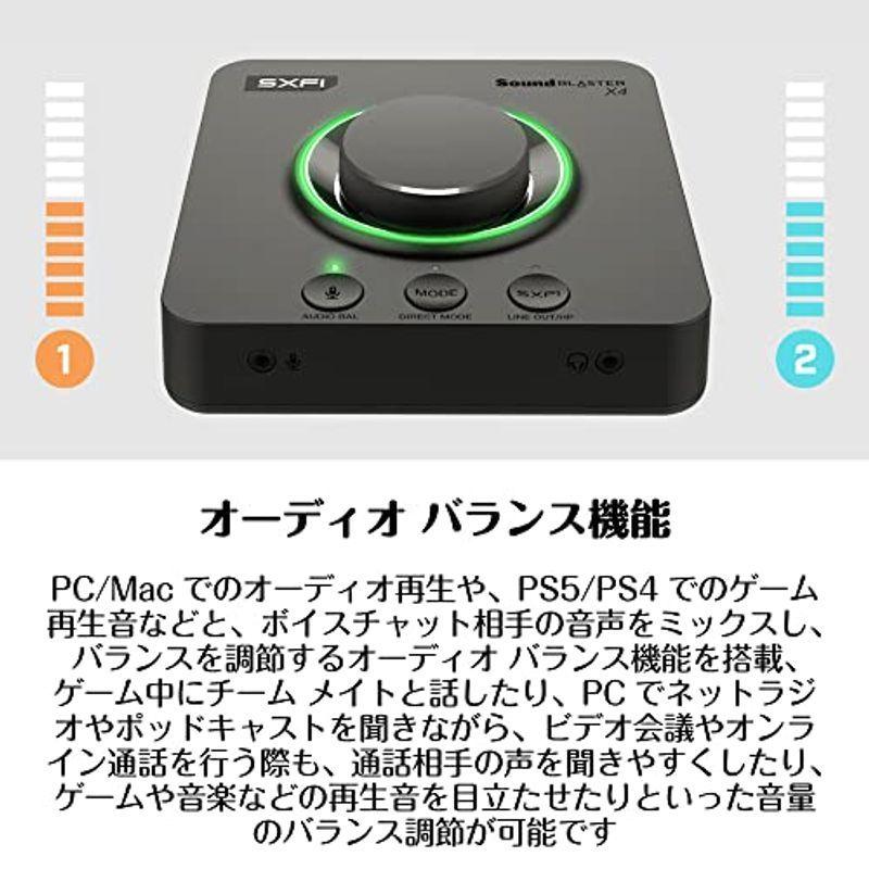 Sound Blaster X4 光デジタル入力 オーディオ バランス機能 マルチチャンネル USB DAC SB-X-4 Blaster X4 光デジタル入力 オーディオ バランス機能 マルチチャンネル USB DAC SB