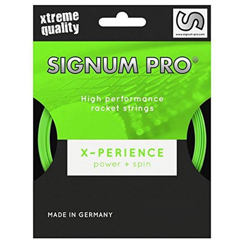 12Mカット品シグナムプロ エクスペリエンス (1.18 1.24 1.30mm) 硬式テニス ポリエステル ガット (Signum Pro