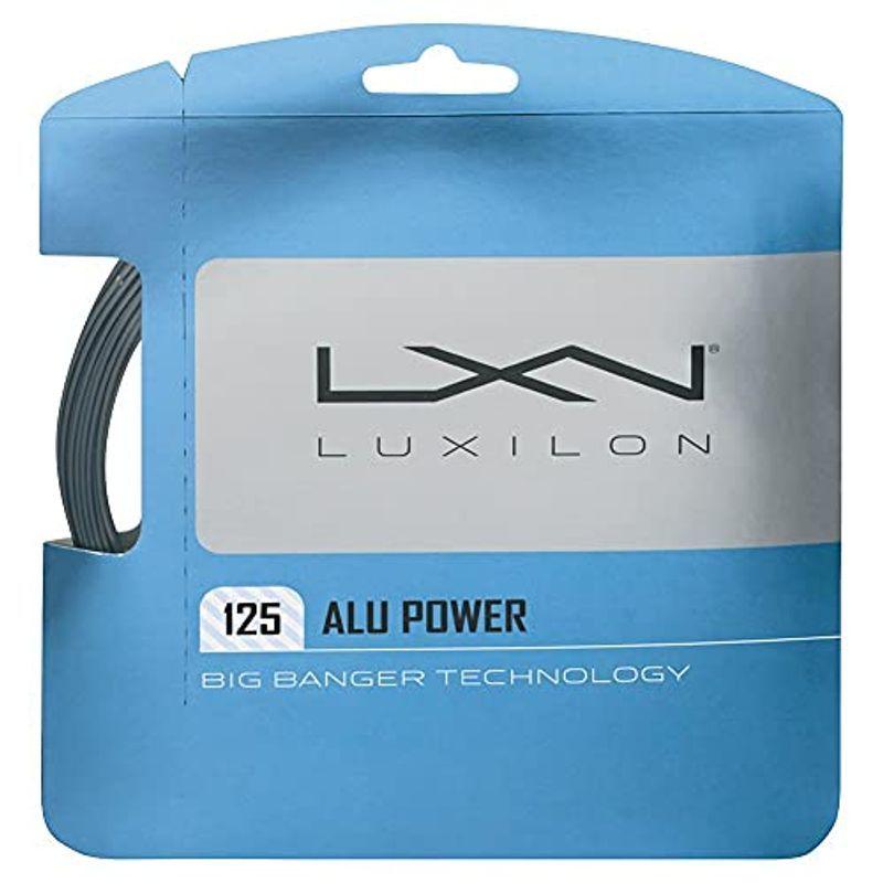 ルキシロン アルパワー ALUPOWER 硬式テニス ポリエステル ガット ゲージ:1.25mm シルバー(SI)