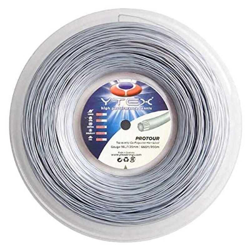 【新版】 ワイテックス プロツアー 200Mロール 硬式テニス ポリエステル ガット ゲージ:1.28mm ブラック 【1799088048】(9959円)