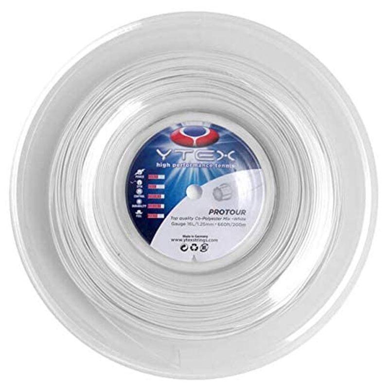 【新版】 ワイテックス プロツアー 200Mロール 硬式テニス ポリエステル ガット ゲージ:1.28mm ブラック 【1799088048】(9959円)