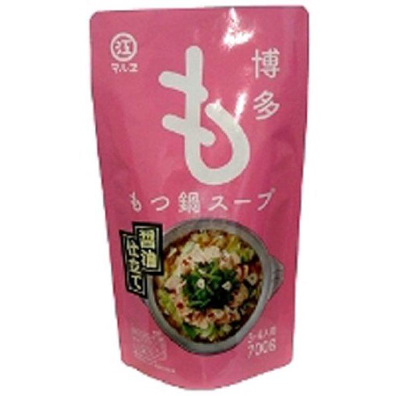 マルエ 博多もつ鍋スープ醤油味 700g×12個 安値 最大82%OFFクーポン