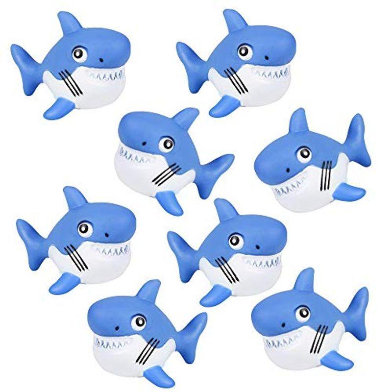 Artcreativity ゴム製 泡立てサメ 子供用 12個パック バスタブ 子供用 ゼニガメ 泡立てサメ