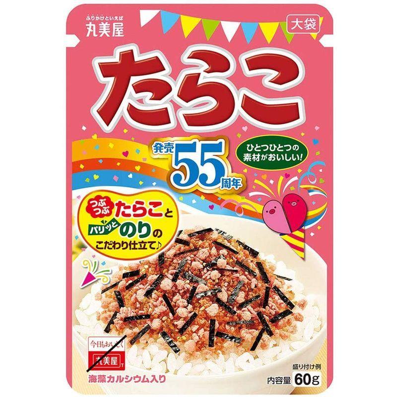 丸美屋 ふりかけ たらこ 贈る結婚祝い 大袋 60g×10個 丸美屋 ふりかけ たらこ 贈る結婚祝い 大袋 60g×10個