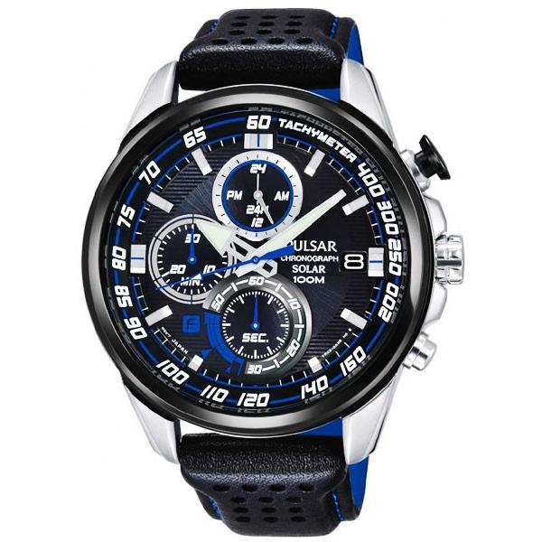 セイコー SEIKO パルサー PULSAR ソーラークロノグラフ腕時計 WRC限定モデル PZ6007X1