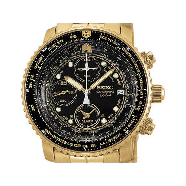 スカイプロフェッショナル ◇SEIKO◇200m防水パイロットクロノ
