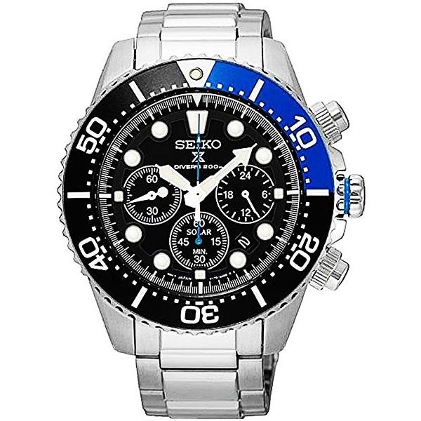 BRIGHTZ セイコー SEIKO ソーラー クロノグラフ ダイバーズ 腕時計