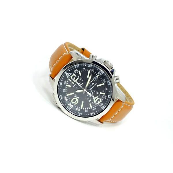 BRIGHTZ セイコー SEIKO SOLAR クロノグラフ 腕時計 SSC081P1