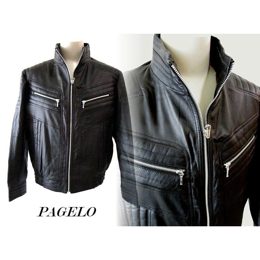 Pagelo パジェロ ラムレザージャケット メンズ ブランド 紳士服 セール 55 オフ ラムレザージャケット 革ライダースジャケット 革ジャン レザージャケット 革ブルゾン 05 4002 17 05 4002 17 ブランド 大きいサイズ Mnc Netshop 特注品
