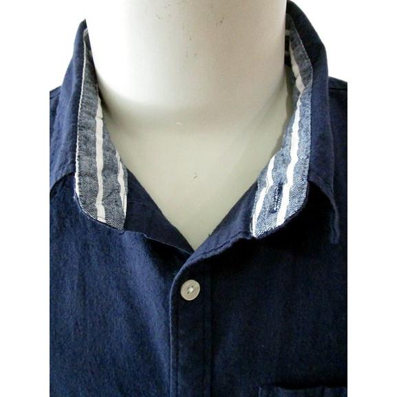 フレンチリネンシャツ 七分袖 メンズ 紳士 シニア 春 夏 ストレッチ ハルハム ストレッチシャツ 細身シャツ 綿麻シャツ おしゃれ きれいめ ブランド Mnc Netshop 通販 Yahoo ショッピング