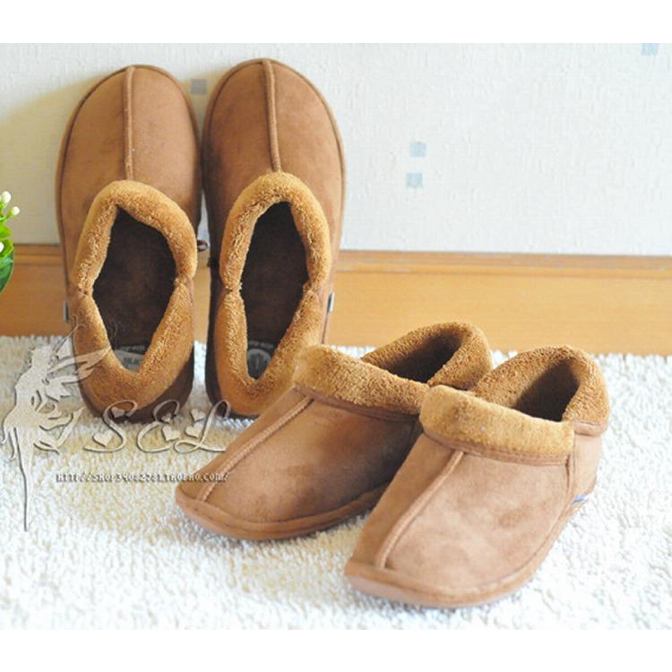 スリッパ ムートンブーツ風 すべり止め かかと シューズ型 ベルベット