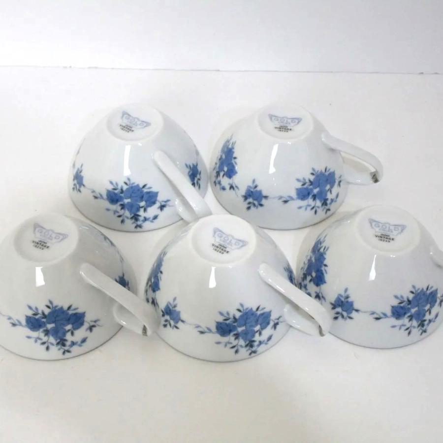 GOLD CHINA ティーカップ 5個セット ゴールド チャイナ VINTAGE JAPAN