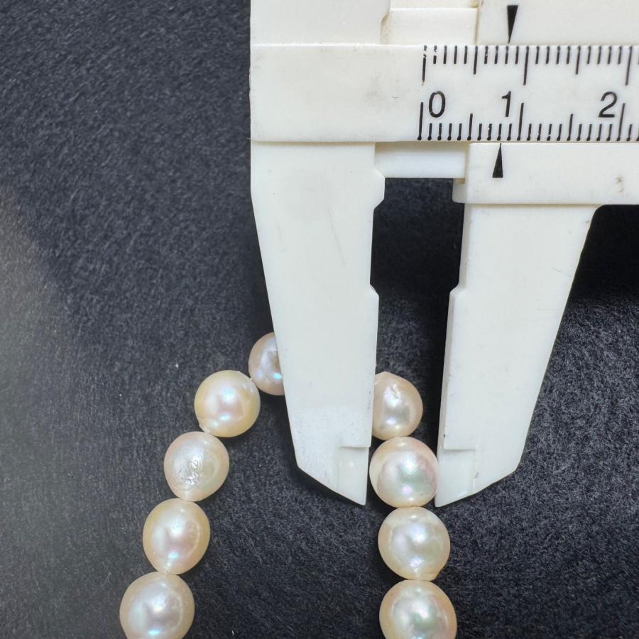 天然 あこや 本真珠ネックレスパール 大粒 8~8.5mm 44CMネックレス 