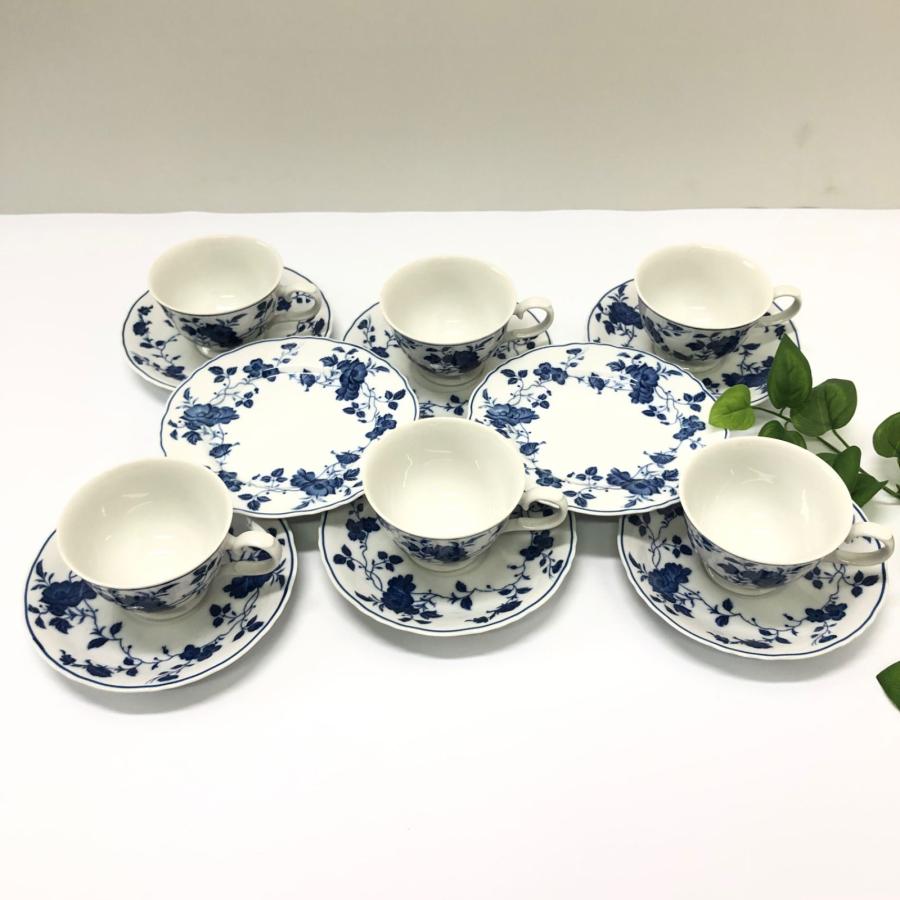 ロイヤルマイセン　ブルーフラワー カップ＆ソーサー　6客 マイセン ロイヤル ROYAL MEISSEN カップ&ソーサー 6客 お皿 カップ