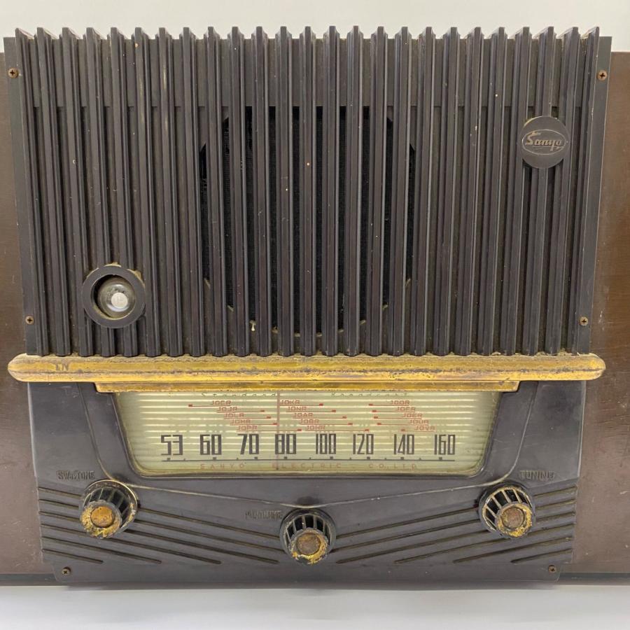 サンヨーラジオ SS-701型 真空管ラジオ 昭和レトロ アンティーク 木製