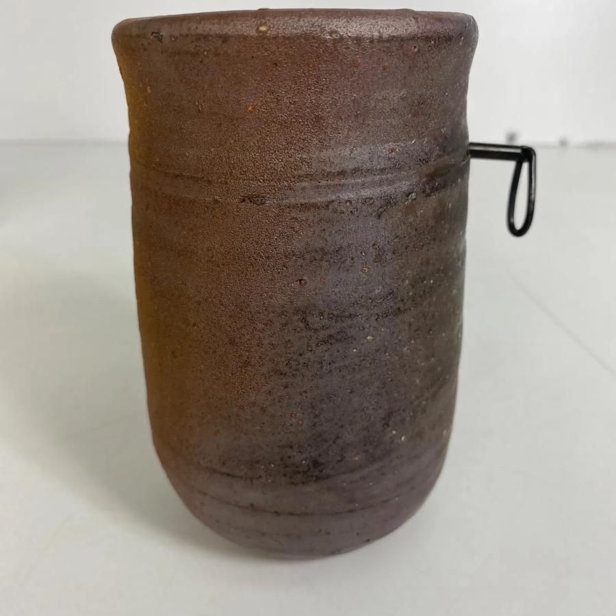 藤原啓 備前徳利 共箱 在銘 人間国宝作品 茶道具 骨董品 酒器 陶印あり