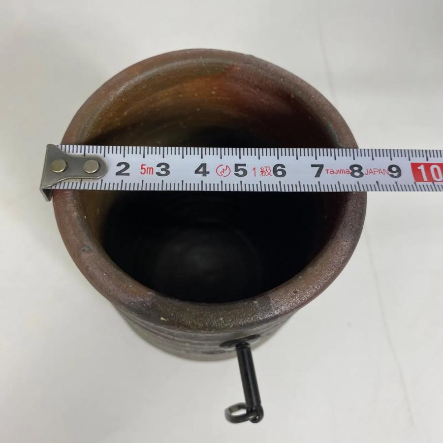 藤原啓 備前徳利 共箱 在銘 人間国宝作品 茶道具 骨董品 酒器 陶印あり