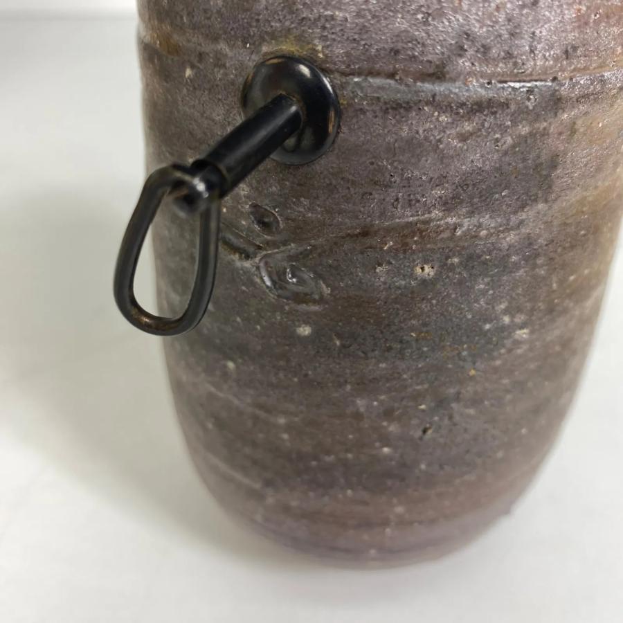 藤原啓 備前徳利 共箱 在銘 人間国宝作品 茶道具 骨董品 酒器 陶印あり
