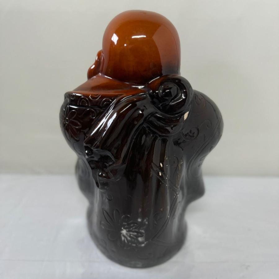 七福神 布袋様 布袋尊 陶器製 置物 オブジェ 縁起物 和風 縦40cm 