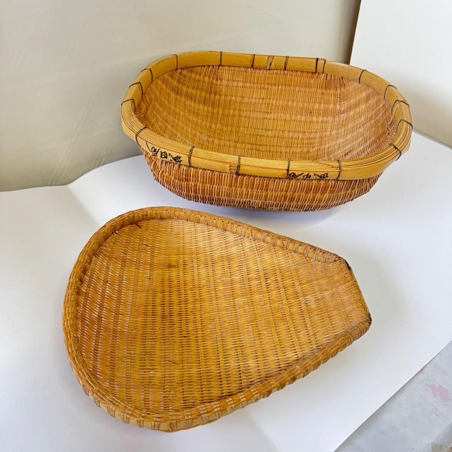 古民具　大判サイズ　ザル、籠 古民具 大判サイズ ザル、籠 【公式通販】