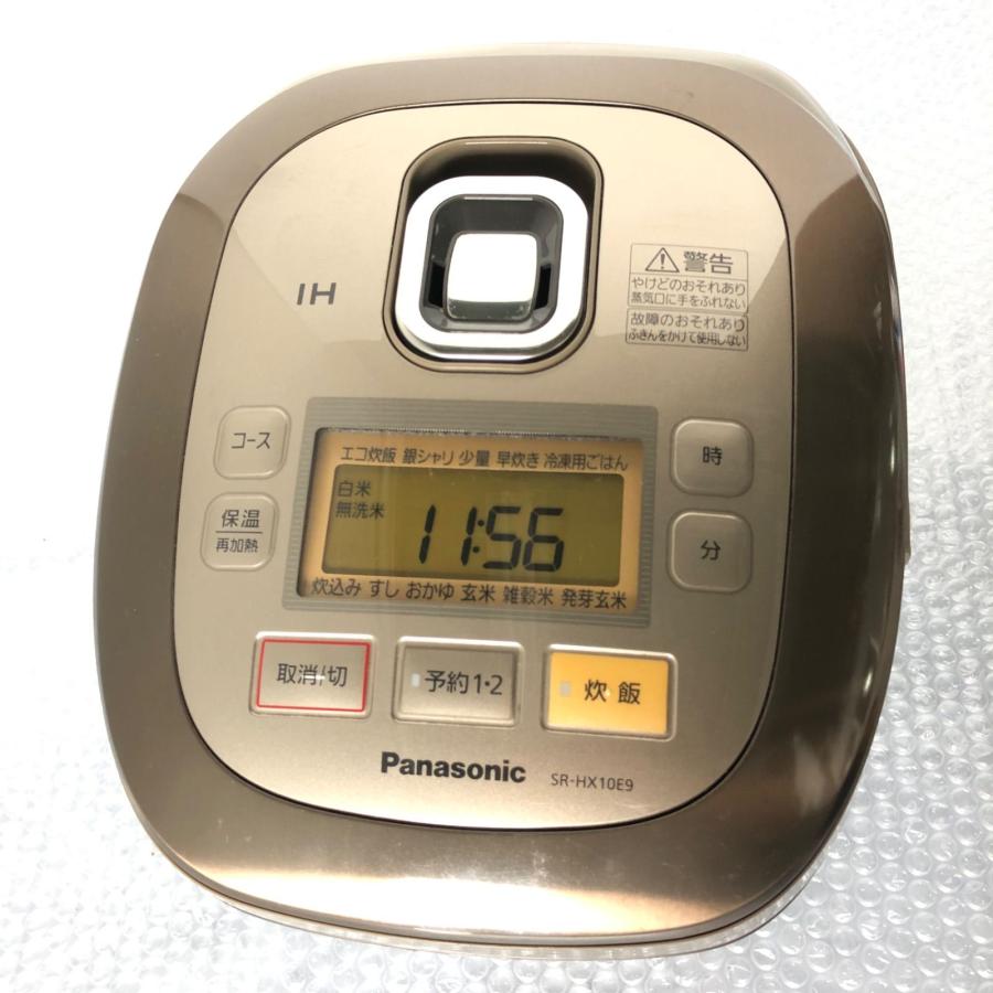 新生活！5180円 パナソニック 5合炊き IH炊飯器 SR-HX10E9 12年製 パナソニック IHジャー炊飯器 SR-HX10E9 5.5合炊 : ショックプライス