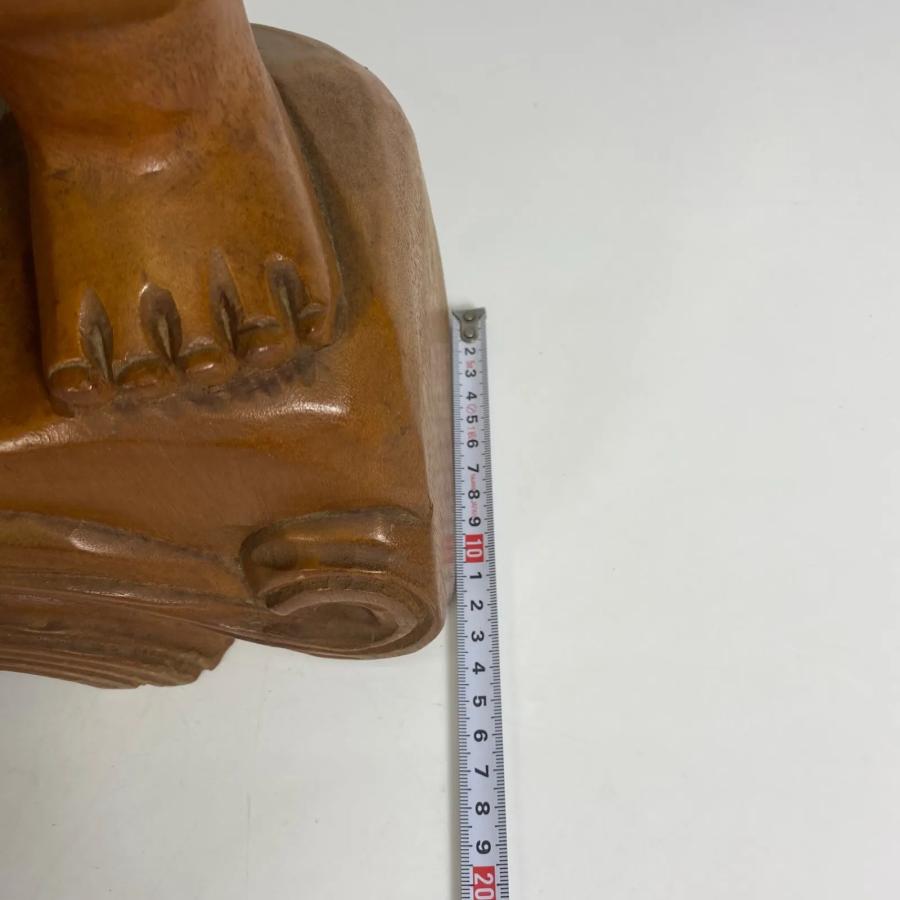 木彫 恵比寿像 玉山作高さ61cm 鯛持ち 一刀彫 置物 彫刻 工芸品 縁起物