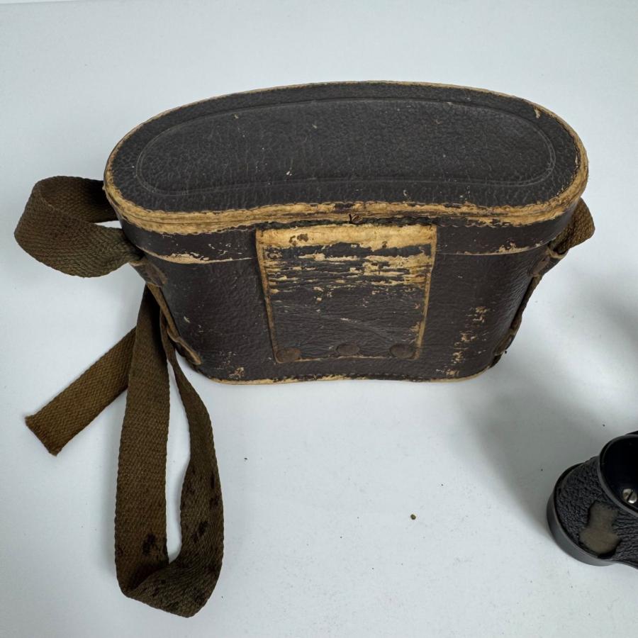 旧日本軍 戦時中 双眼鏡 KENT 6×24 No3100 ケース付き 昭和レトロ