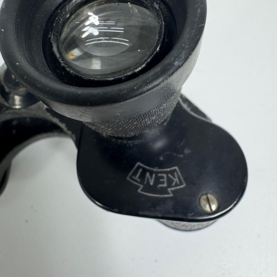 旧日本軍 戦時中 双眼鏡 KENT 6×24 No3100 ケース付き 昭和レトロ