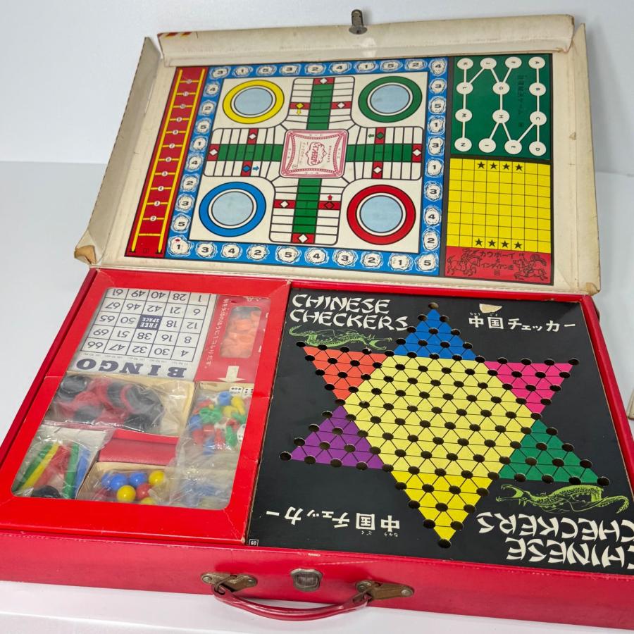 昭和レトロ　ボードゲーム５種セット販売 ヴィンテージ ボードゲームセット Play 70 Games 70種 タカラ製 1960