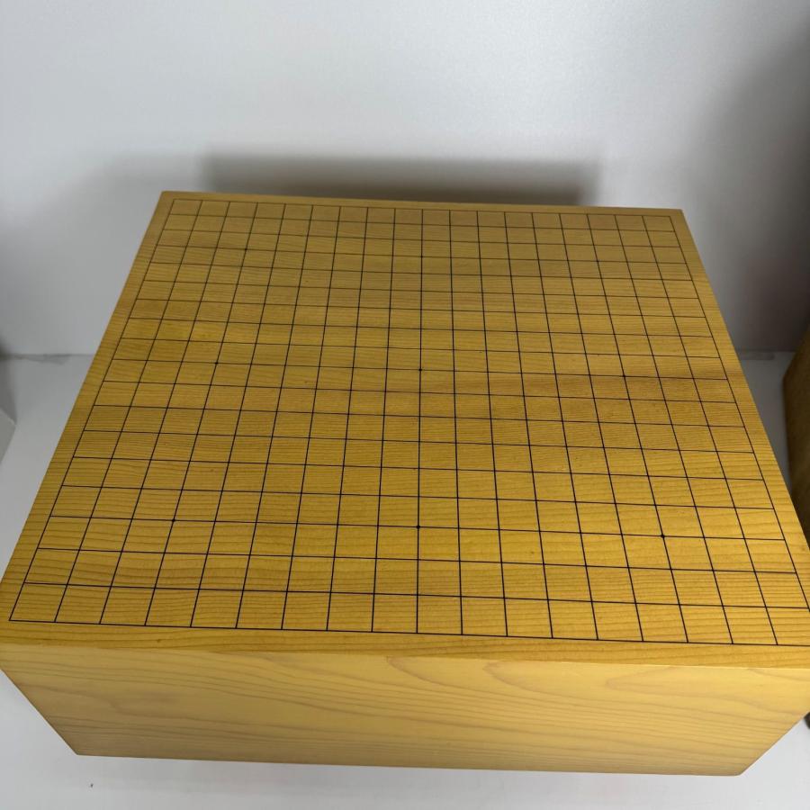 高級 本榧 碁盤】厚さ5寸9分（18cm） 脚付き 天然木 囲碁盤 国産