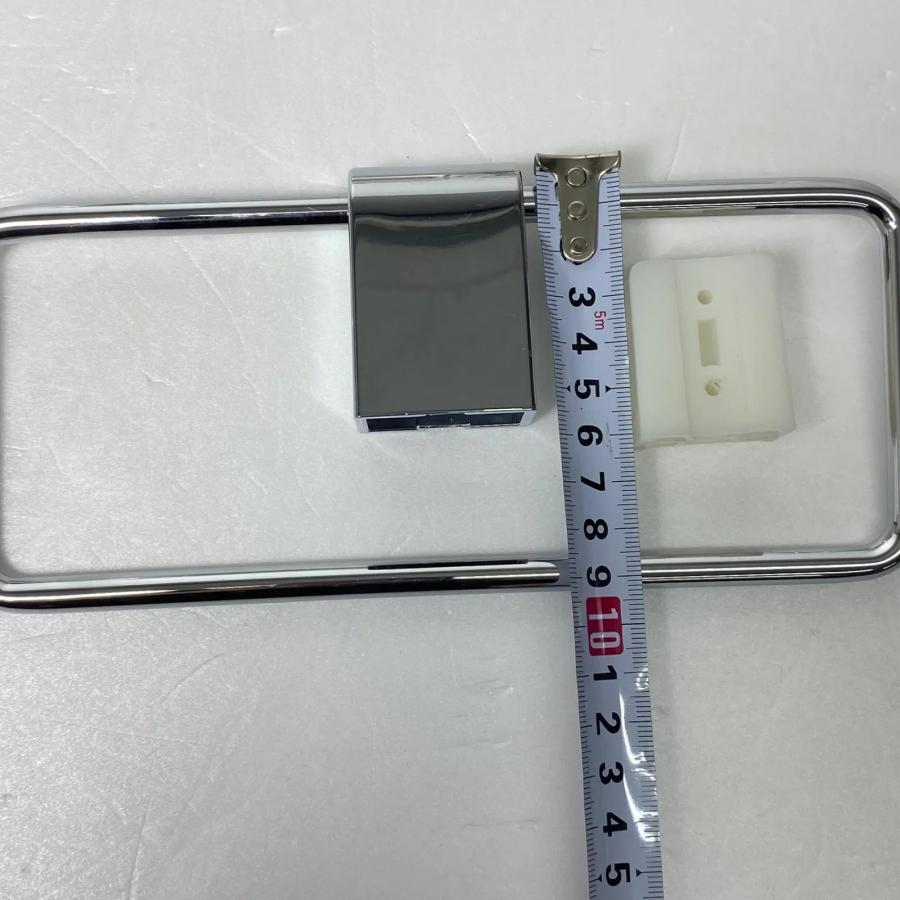 【展示品】LIXIL 壁付収納棚 TSF-103WU 棚付2連紙巻器 CF-AA64 タオルリング 3点セット 木目調 トイレ収納 |  | 10