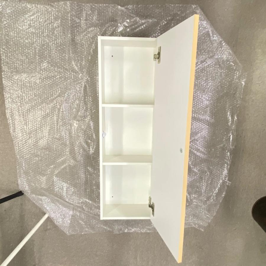 【展示品】LIXIL 壁付収納棚 TSF-103WU 棚付2連紙巻器 CF-AA64 タオルリング 3点セット 木目調 トイレ収納 |  | 02