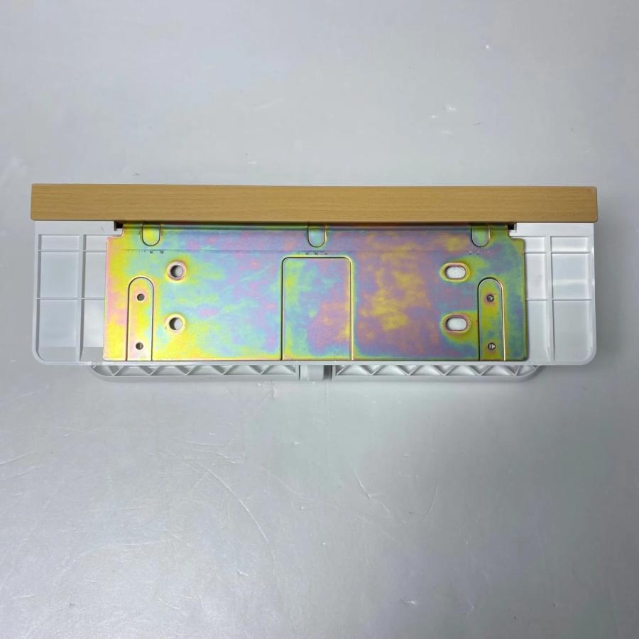 【展示品】LIXIL 壁付収納棚 TSF-103WU 棚付2連紙巻器 CF-AA64 タオルリング 3点セット 木目調 トイレ収納 |  | 05