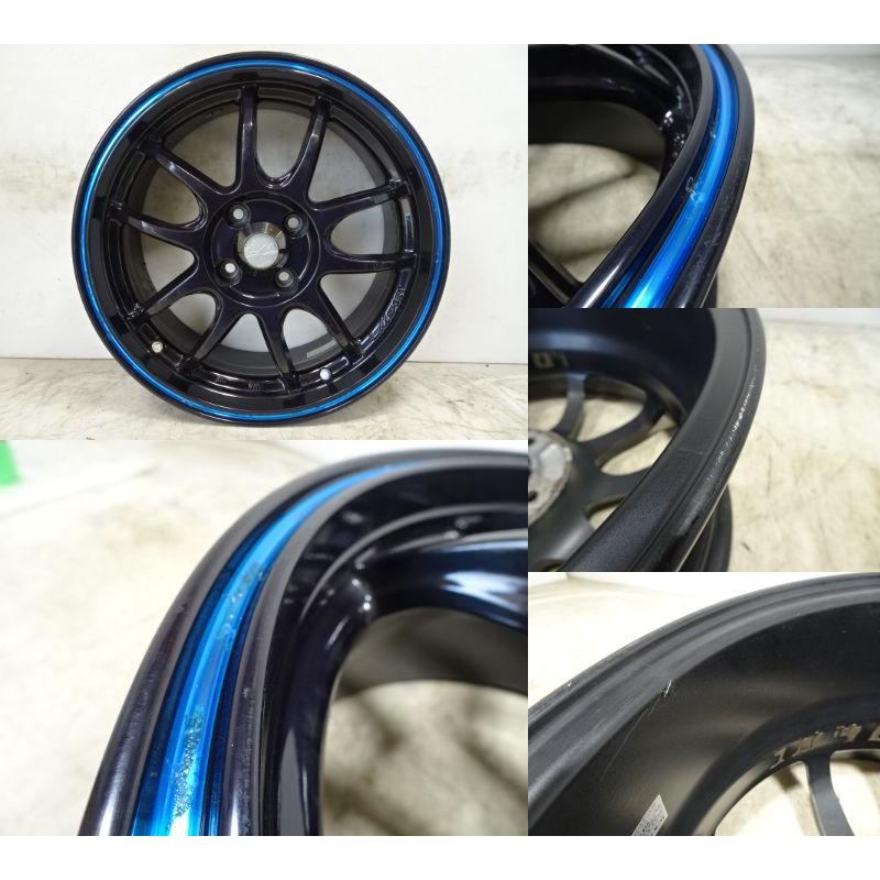 A--007(送料無料/代引きOK)ランク D.A 中古 レアマイスター LM SPORT 16x6.5J ＋43 4H PCD100 16インチアルミ 4本SETの画像