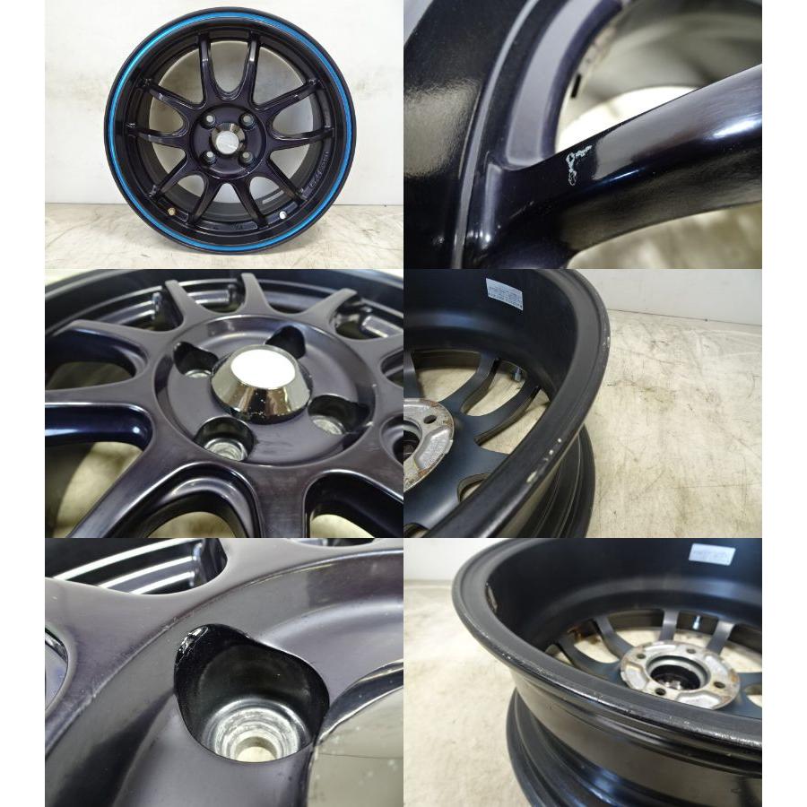A--007(送料無料/代引きOK)ランク D.A 中古 レアマイスター LM SPORT 16x6.5J ＋43 4H PCD100 16インチアルミ 4本SETの画像