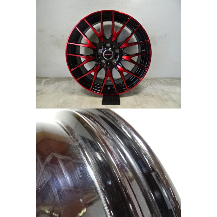A-023(送料無料/代引きOK)ランク N 極上美品 中古 BIGWAY LEYSEEN PRAVA 9M 18x7.5J ＋45 5H PCD114.3 18インチアルミ 4本SETの画像