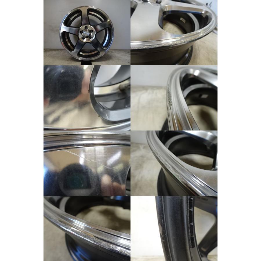 A-024(送料無料/代引きOK)ランクD.I 中古 WORK RYVER ワーク レイバー S005 20x8.5J ＋38 5H PCD114.3 20インチアルミ 4本SETの画像