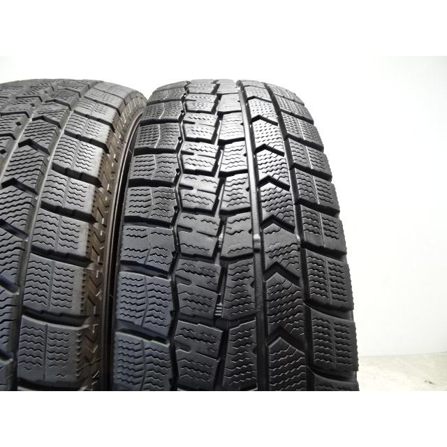 N-357 送料無料/代引OK ランクE 中古 185/70R14 ダンロップ ウィンターマックス02 WM02 2021年 8分山〜8.5分山 スタッドレスタイヤ4本の画像