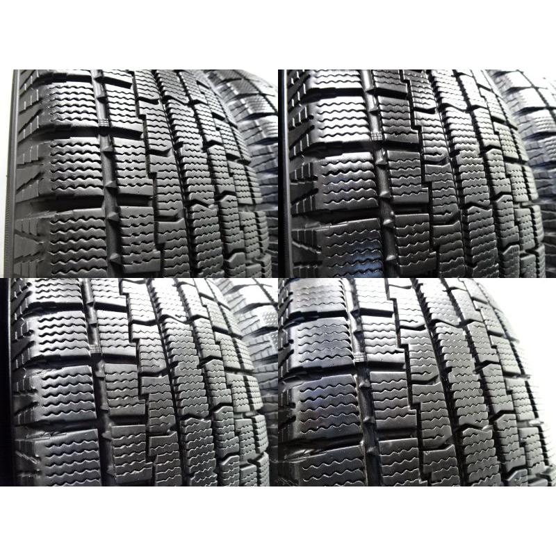 N-380 送料無料/代引OK ランクE.n 中古 185/70R14 イエローハット ice FRONTAGE 2022年 8分山〜8.5分山 スタッドレスタイヤ4本の画像