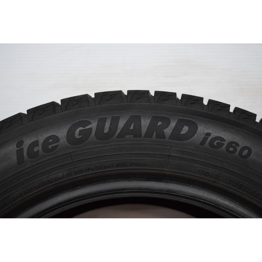 G3-030(送料無料/代引きOK)ランクS 中古 美品 バリ溝 185/60R15 YOKOHAMA iceGUARD iG60 2023年 8分山 スタッドレス 2本SETの画像