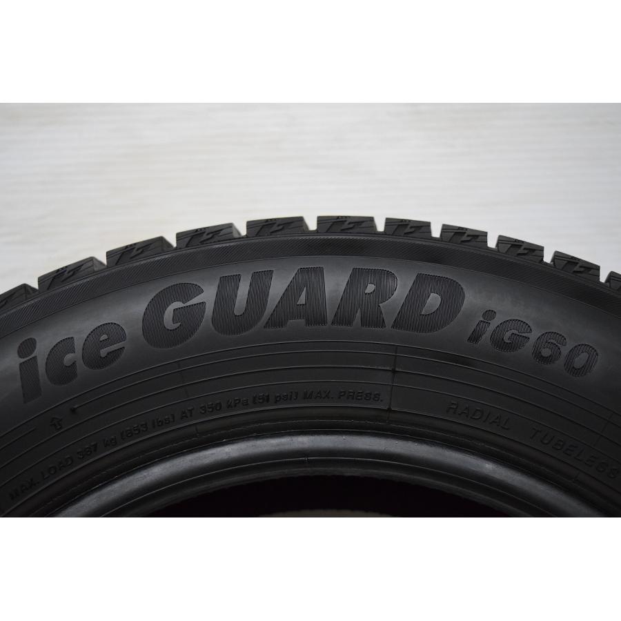 G3-049(送料無料/代引きOK)ランクE 中古 美品 バリ溝 155/70R13 YOKOHAMA iceGUARD iG60 2024年 7.5分山 スタッドレス 2本SETの画像