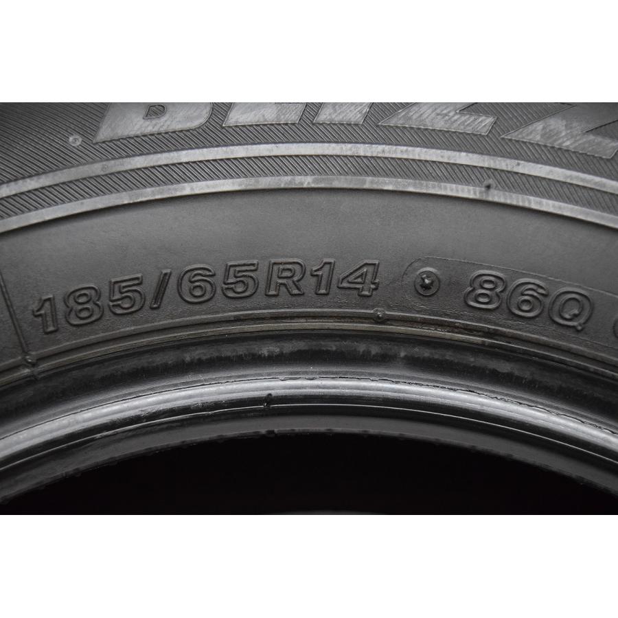 G3-330(送料無料/代引きOK)ランクE 中古 美品 バリ溝 185/65R14 BRIDGESTONE BLIZZAK VRX 2018年 8分山 スタッドレス 4本SETの画像